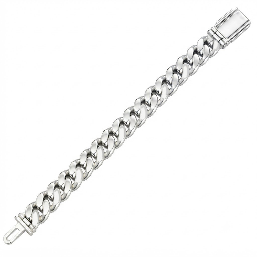 Pave Hip Hop Moissanite Link Bracelets for Men's