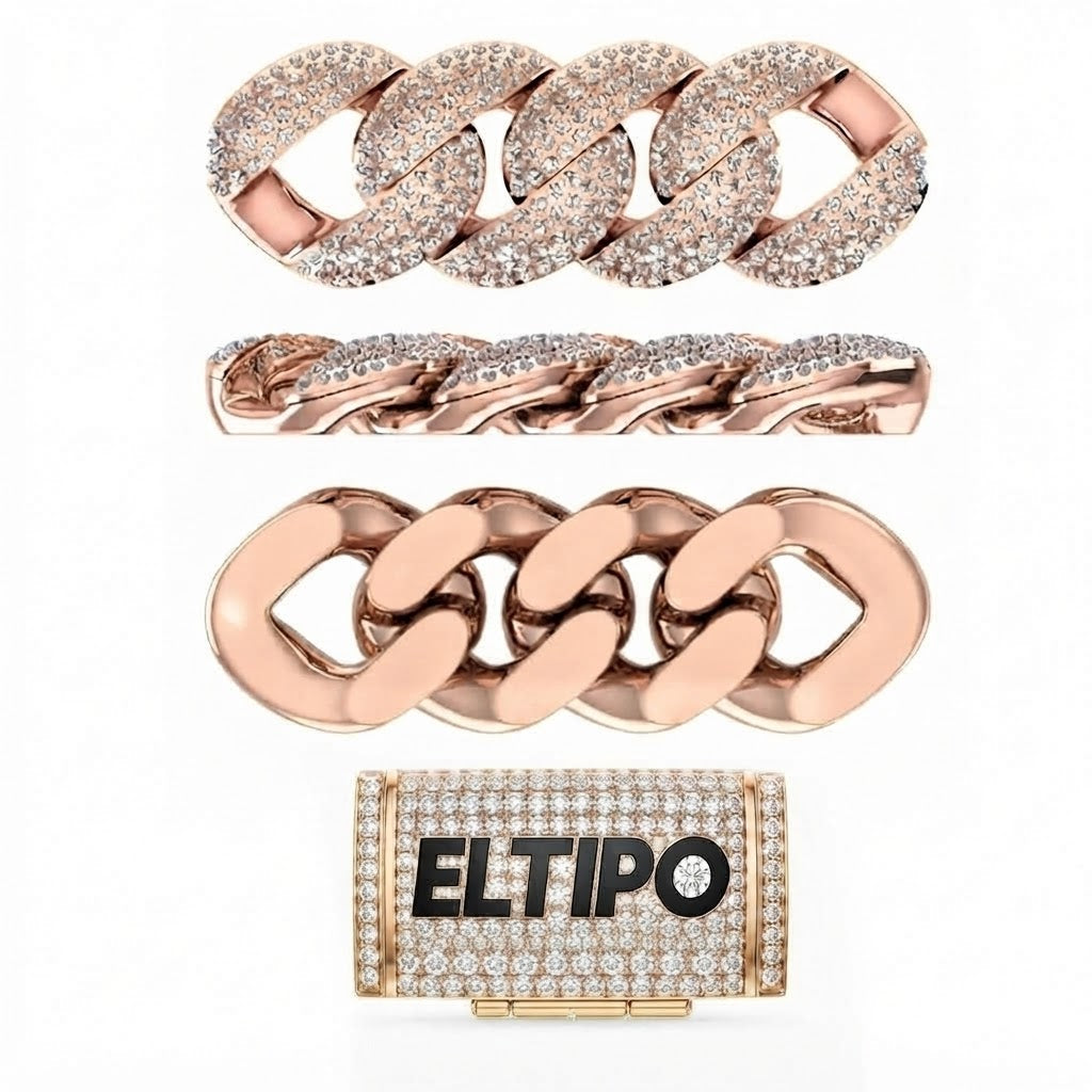 16mm Moissanite Diamond Iced Cuban Link Chain - 6.5MM Wide Basketball Pattern