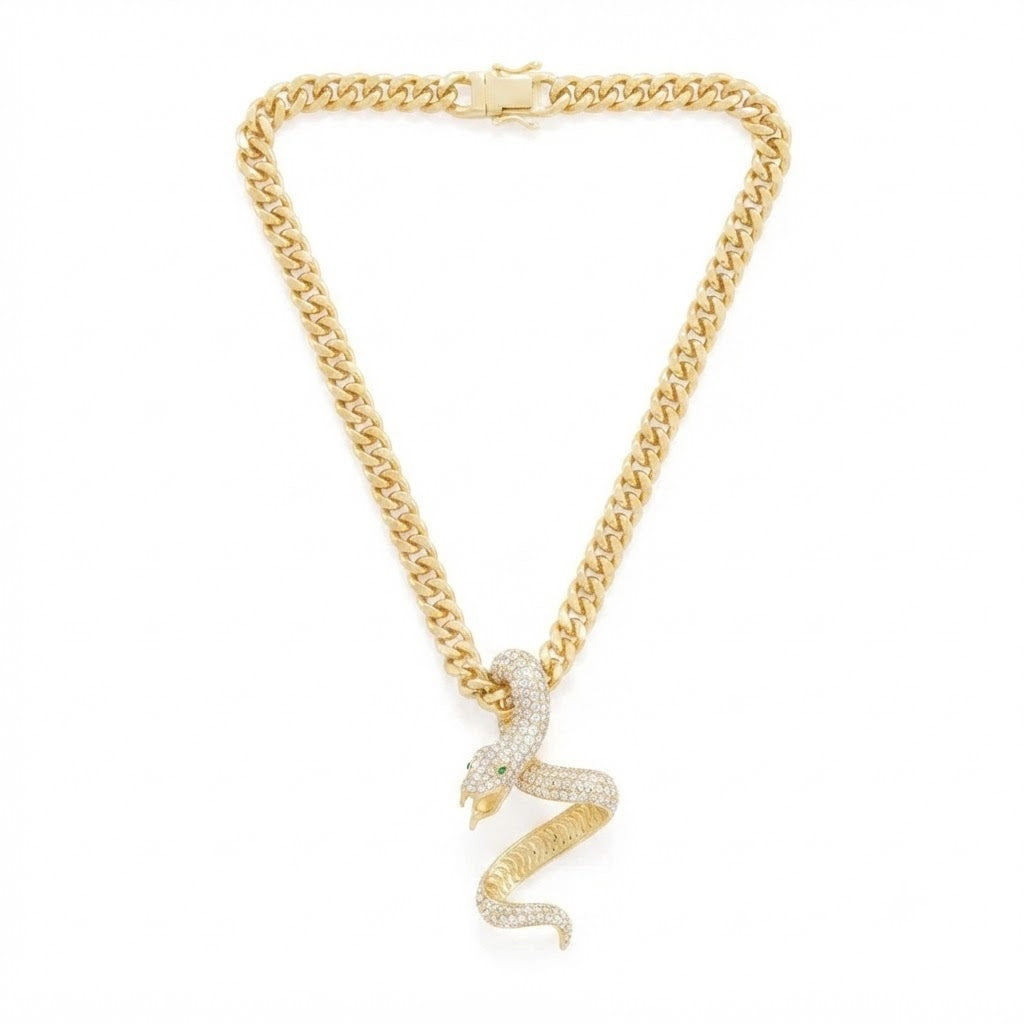 Snake Pendant Necklace