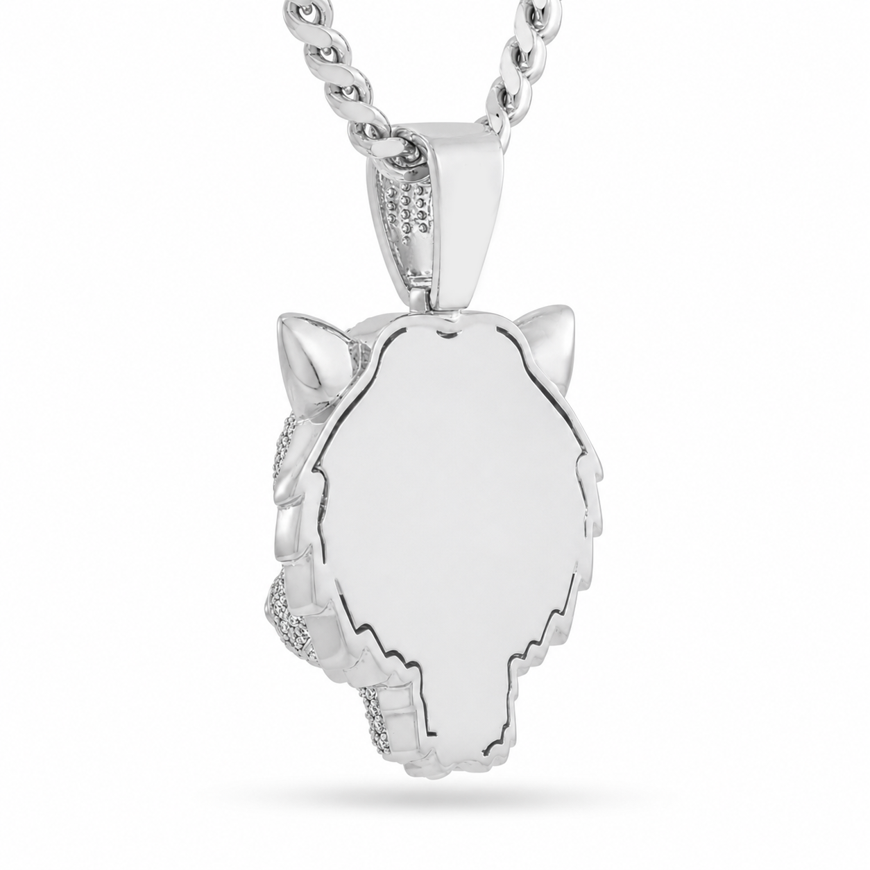 Iced Out Tiger Head Pendant