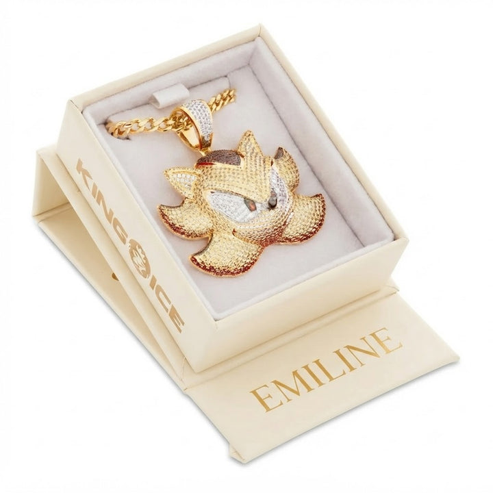 Roaring Lion Statement Diamond Pendant