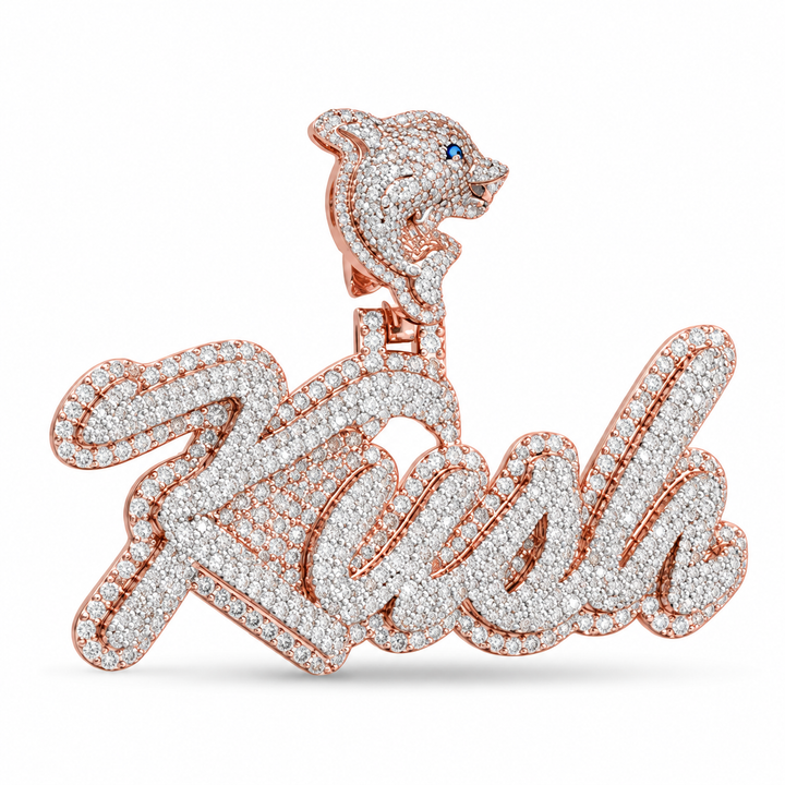 Custom KUSH Name Diamond Pendant
