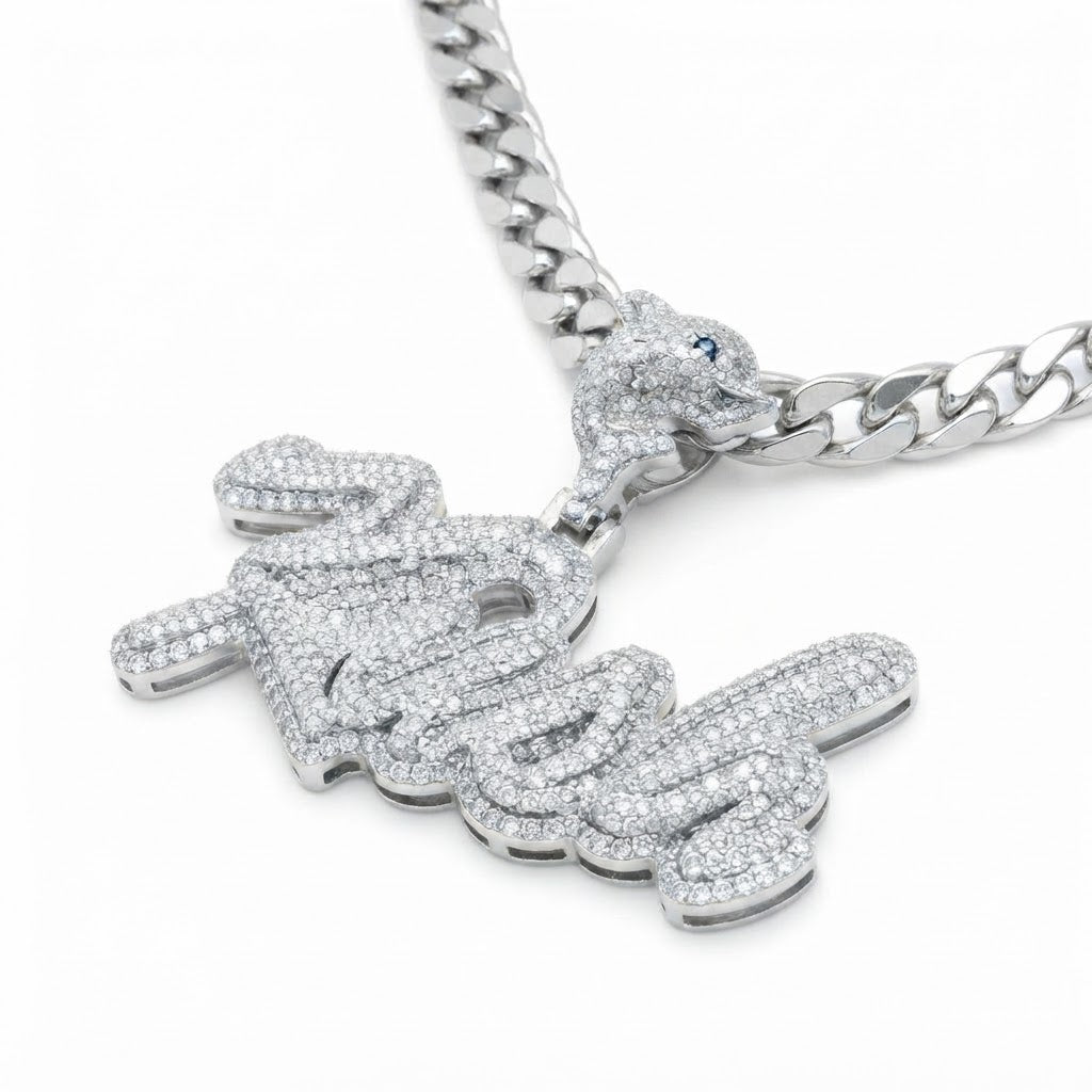 Custom KUSH Name Diamond Pendant