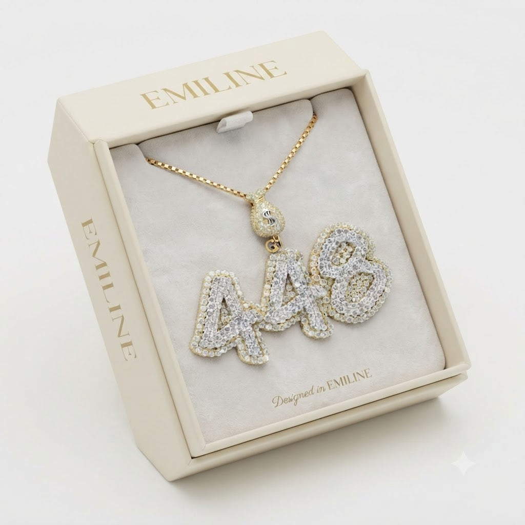 Crown Money Bag Dollar Sign Custom Pendant