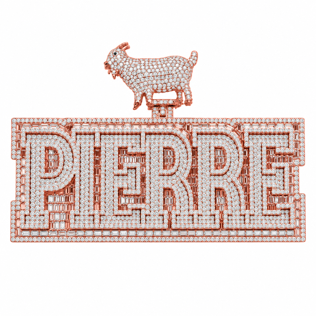 PIERRE Goat Custom DiamondPendant