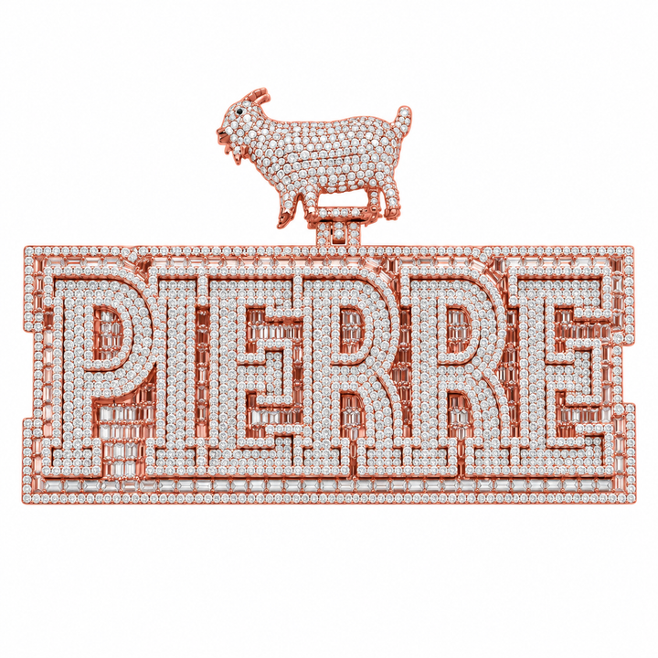 PIERRE Goat Custom DiamondPendant