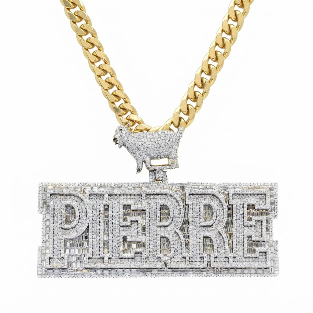 PIERRE Goat Custom DiamondPendant