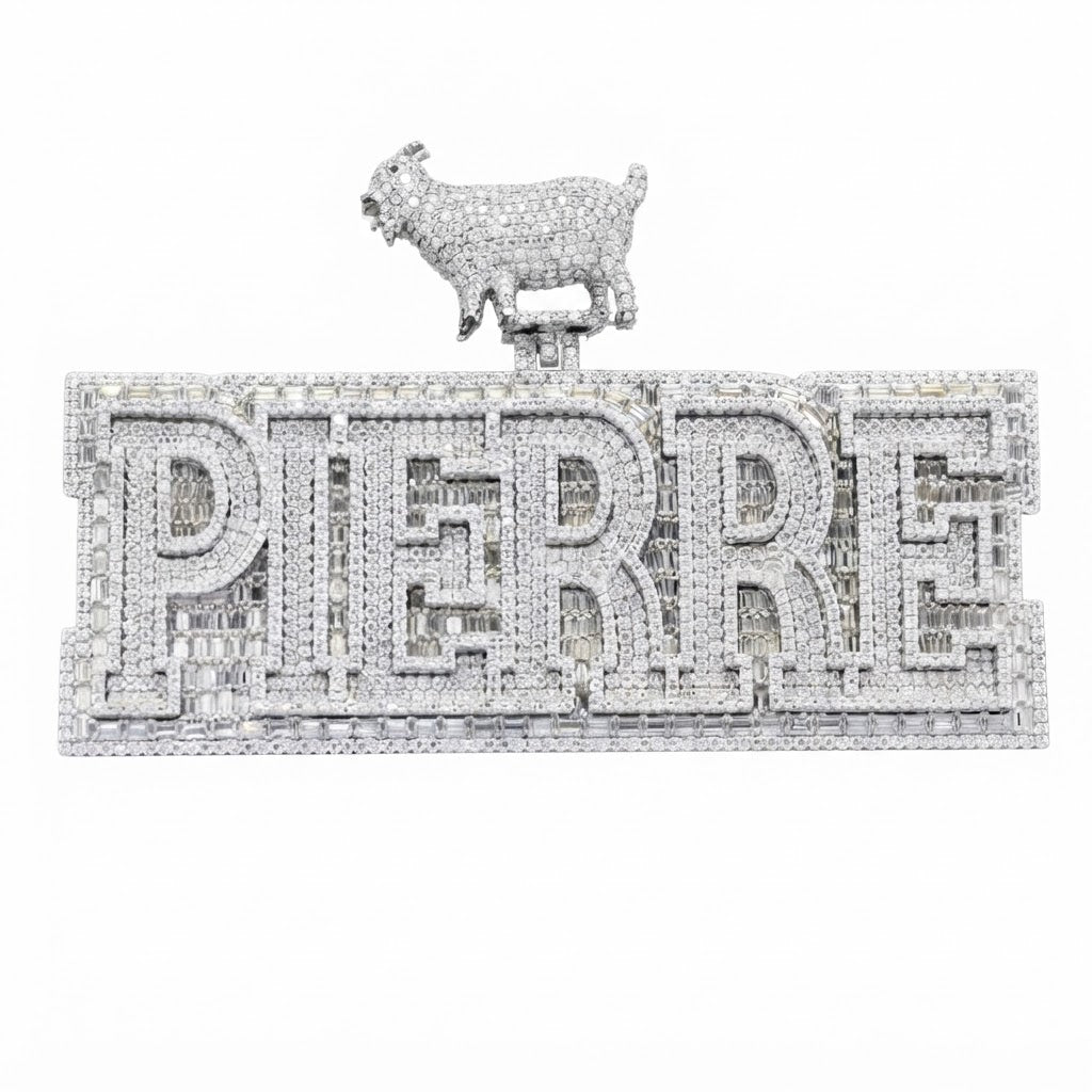 PIERRE Goat Custom DiamondPendant