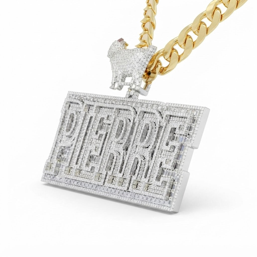 PIERRE Goat Custom DiamondPendant