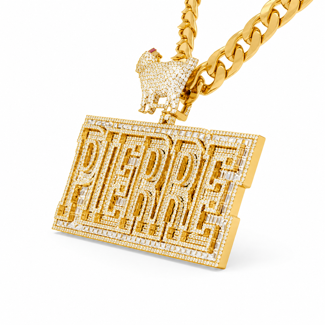 PIERRE Goat Custom DiamondPendant