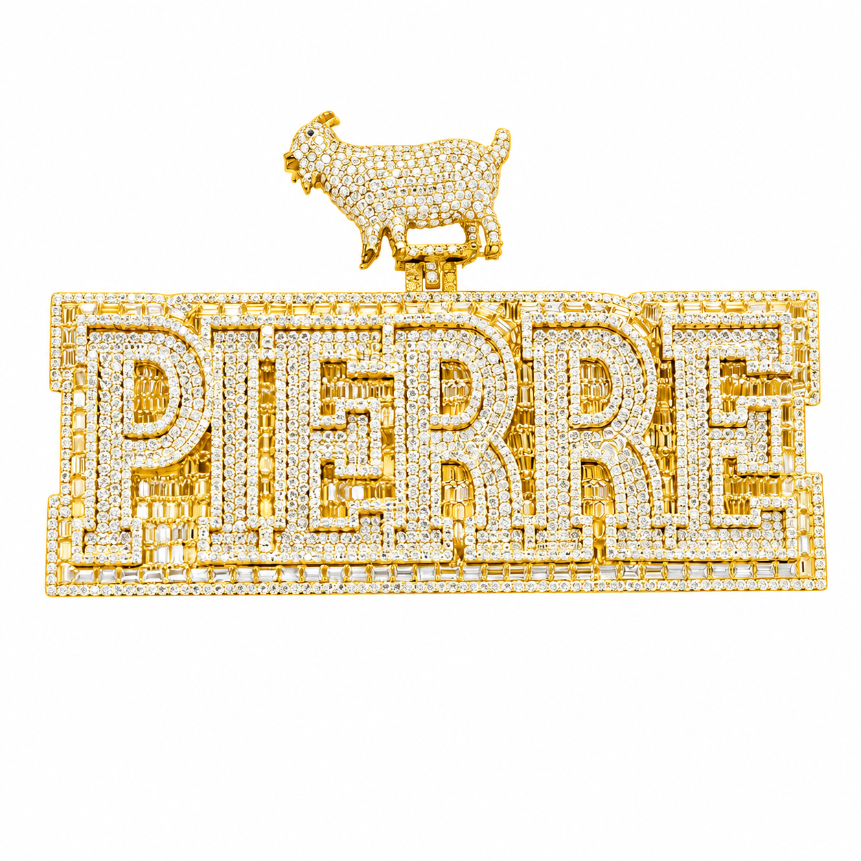 PIERRE Goat Custom DiamondPendant
