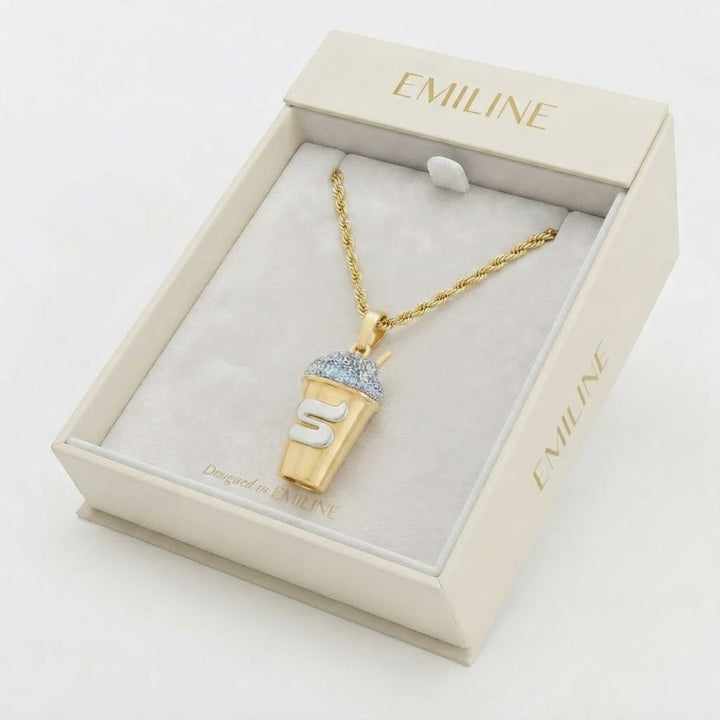 Iced Cup & Straw Pendant