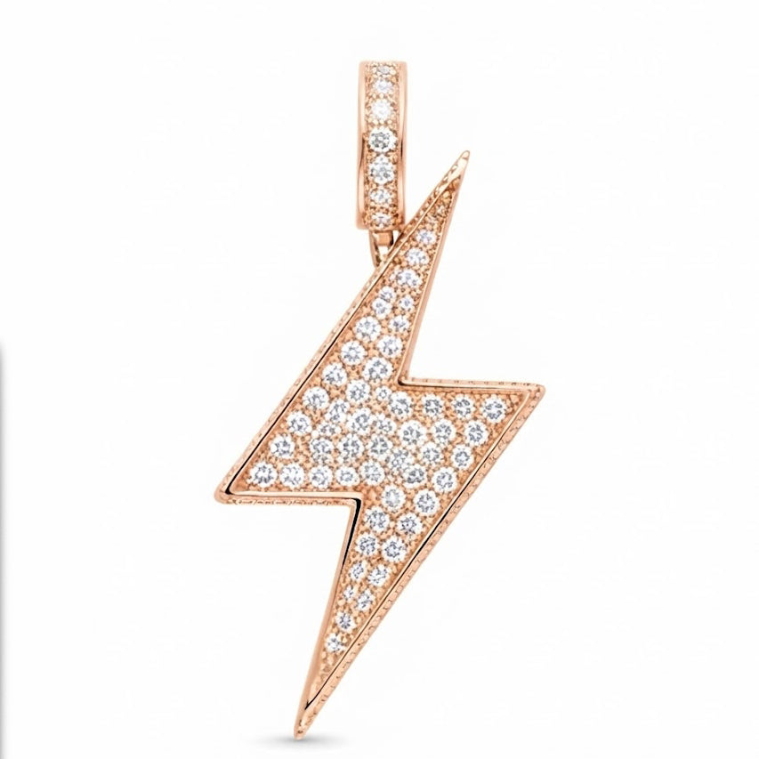 Lightning Bolt Diamond Pendant