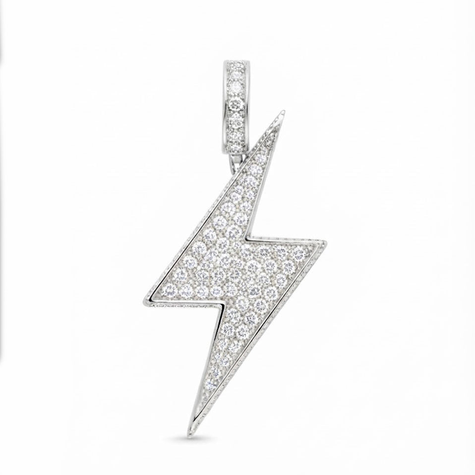 Lightning Bolt Diamond Pendant