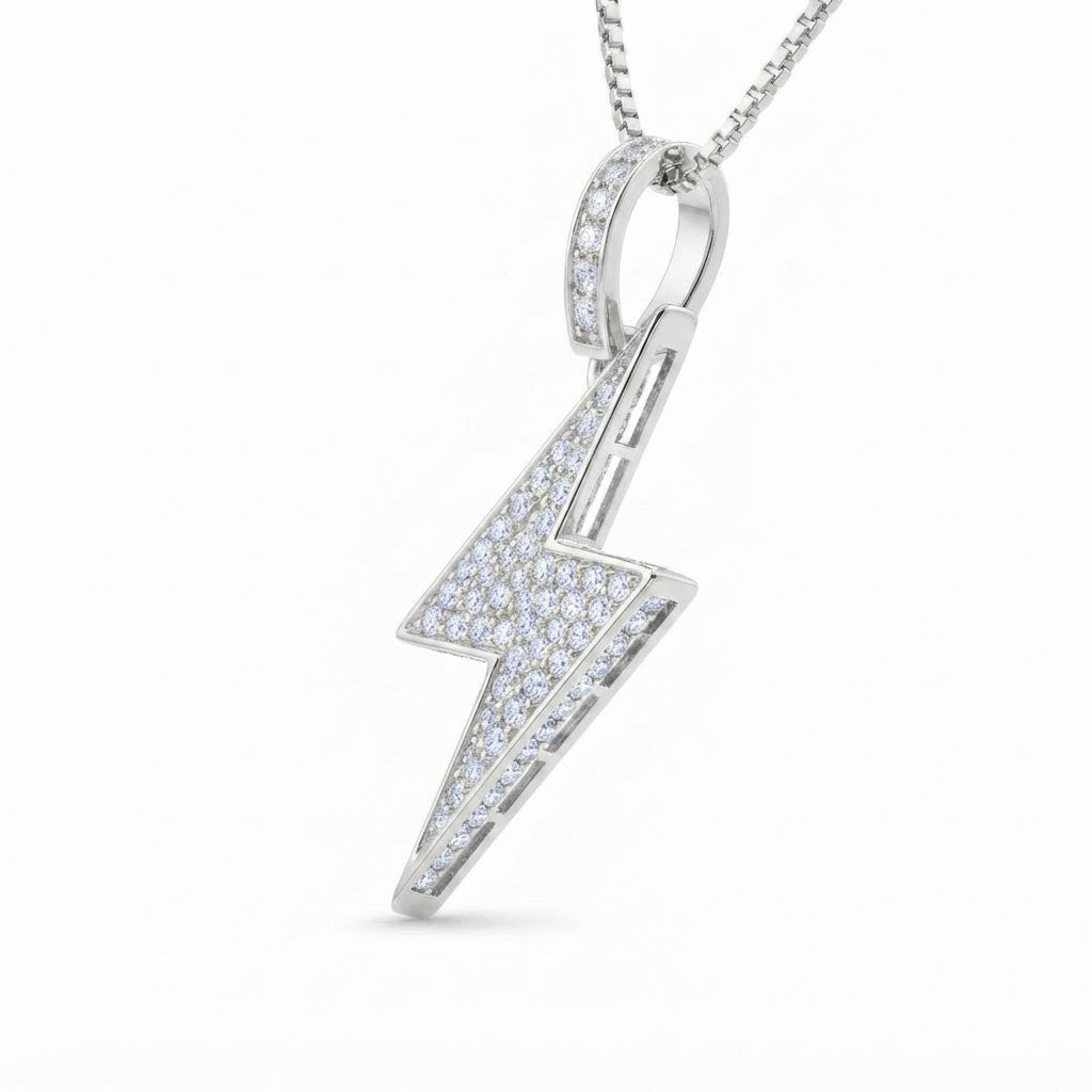 Lightning Bolt Diamond Pendant