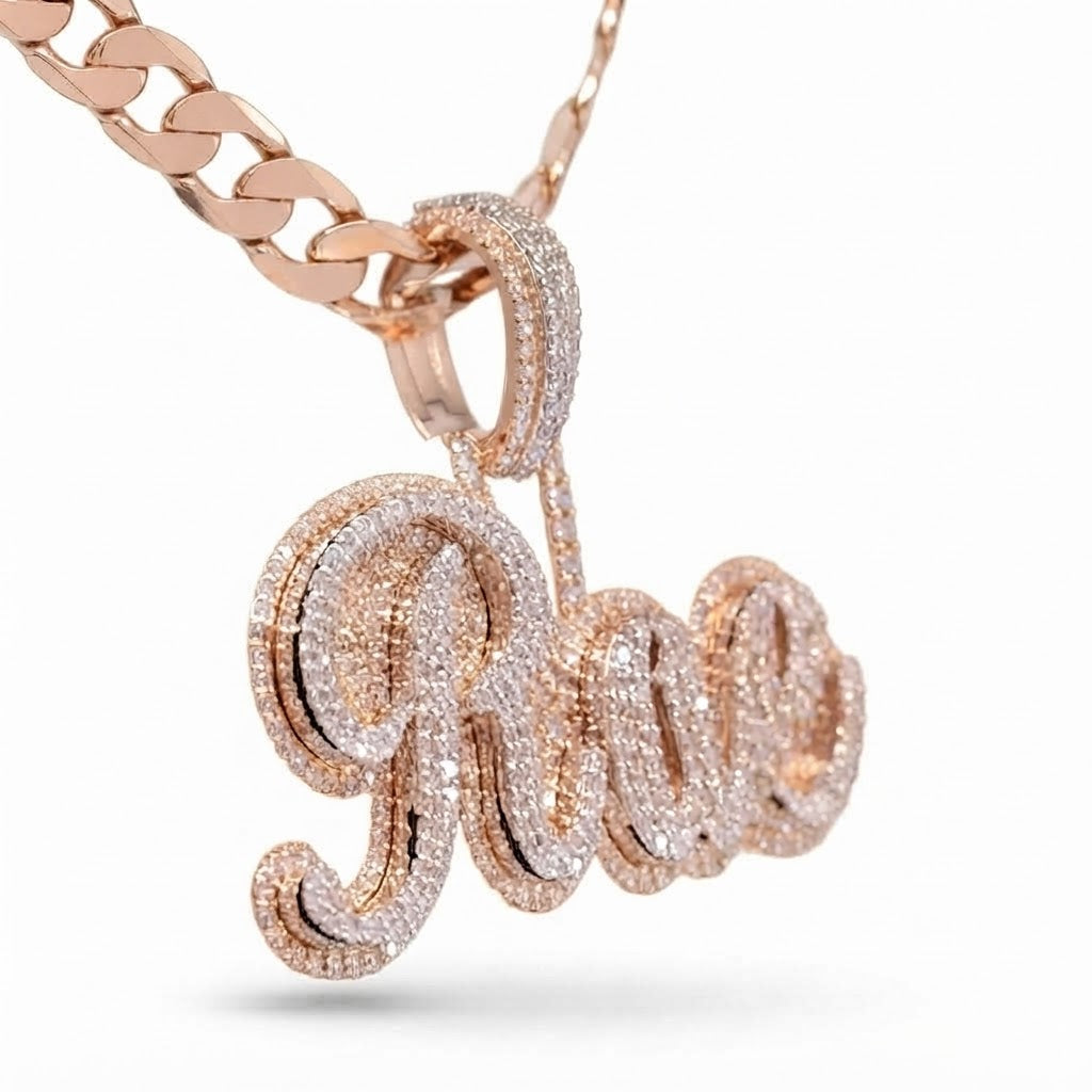 Moissanite Custom Diamond RAE Pendant