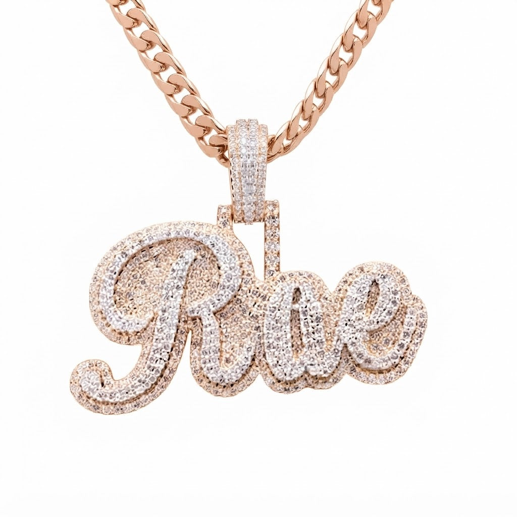Moissanite Custom Diamond RAE Pendant