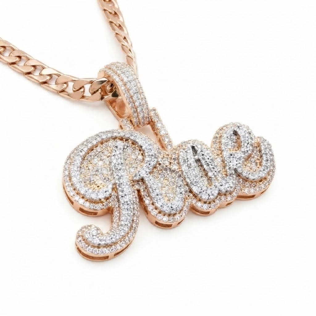Moissanite Custom Diamond RAE Pendant