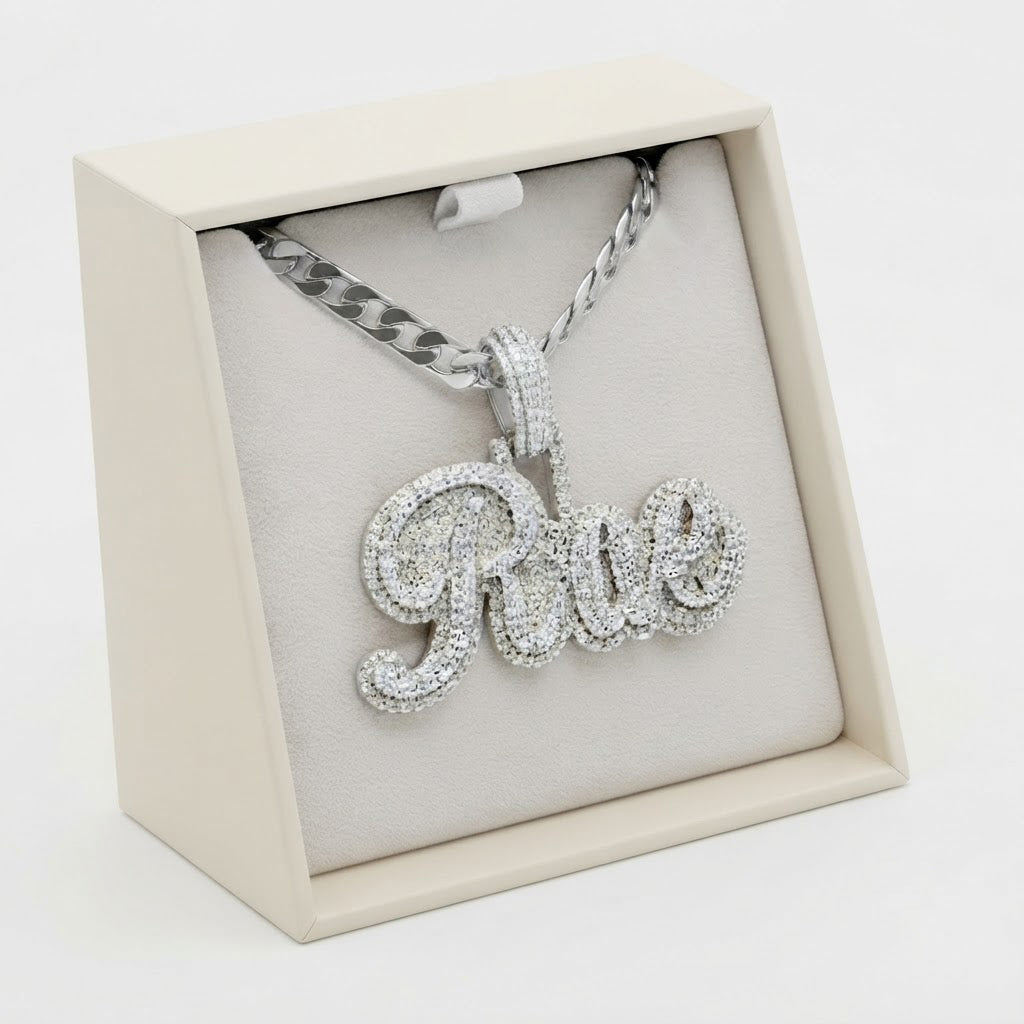 Moissanite Custom Diamond RAE Pendant