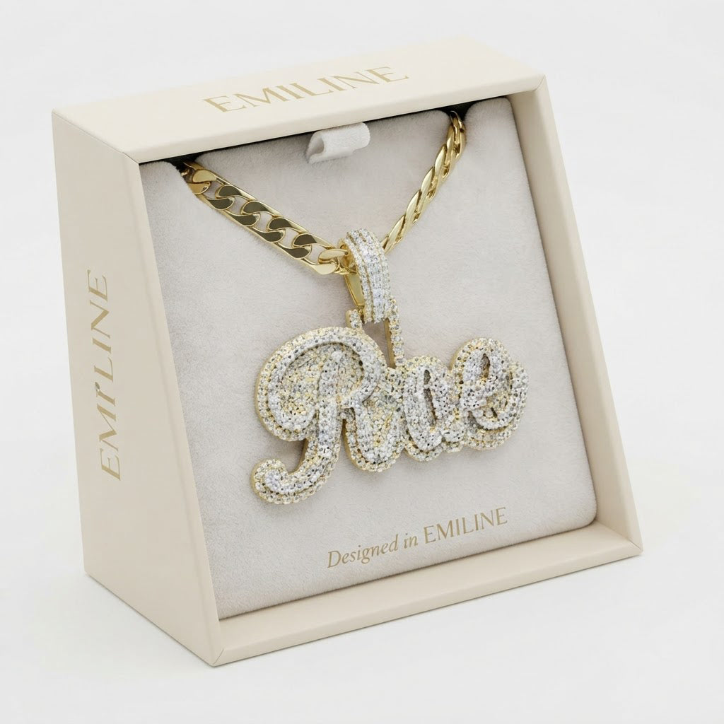 Moissanite Custom Diamond RAE Pendant