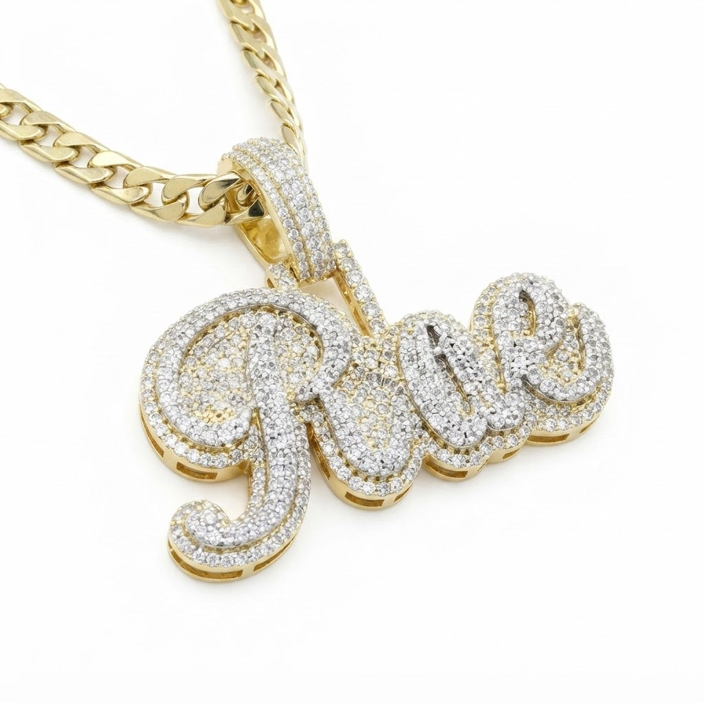 Moissanite Custom Diamond RAE Pendant