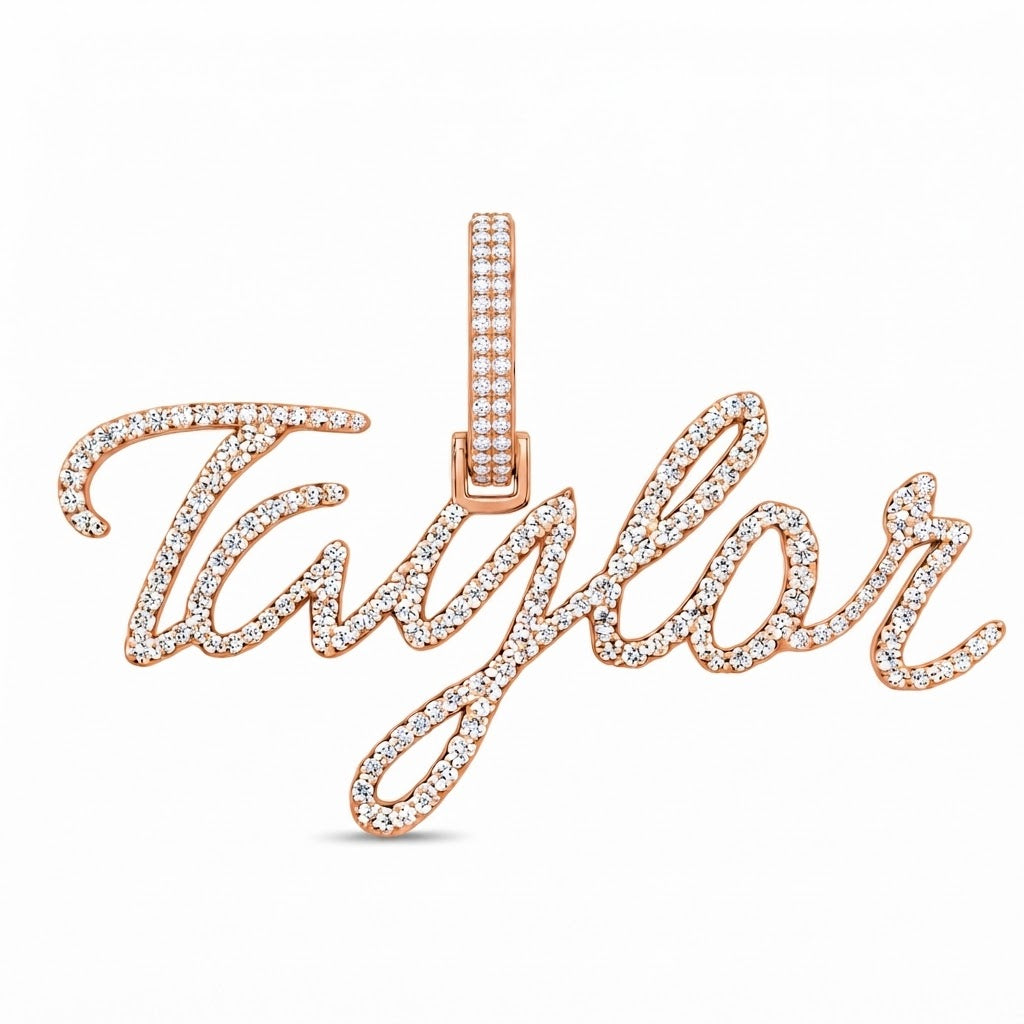 Taylor Swift Name Diamond Pendant