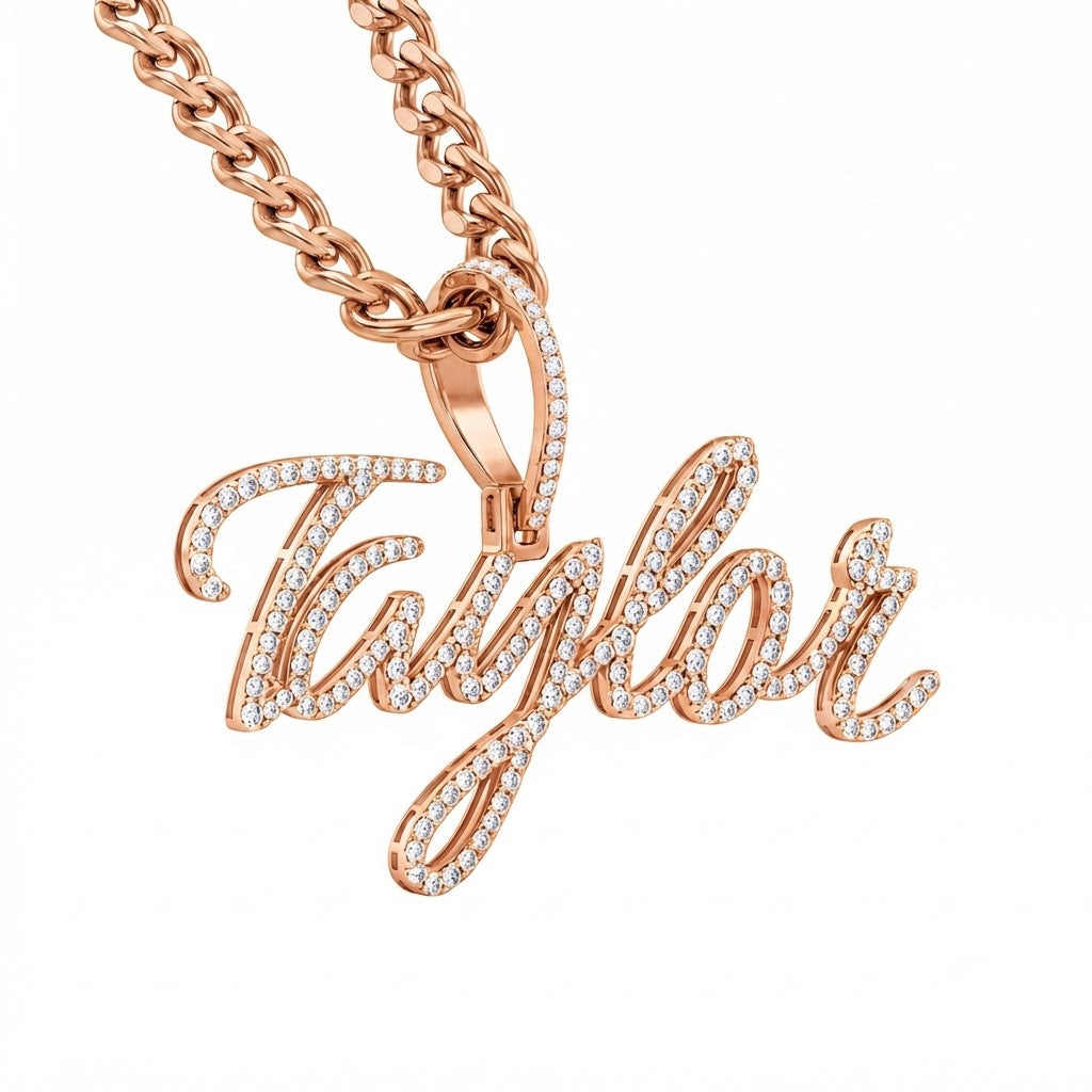 Taylor Swift Name Diamond Pendant