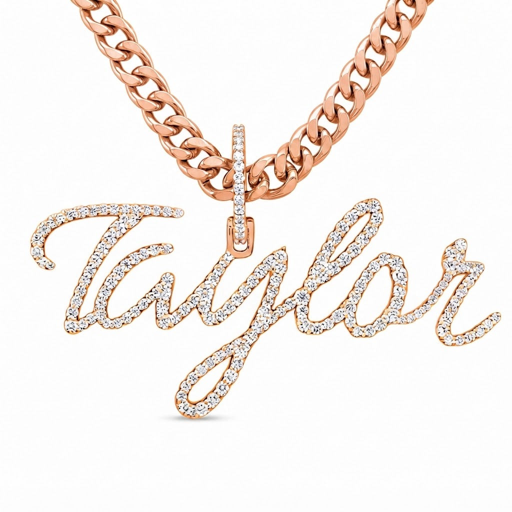 Taylor Swift Name Diamond Pendant