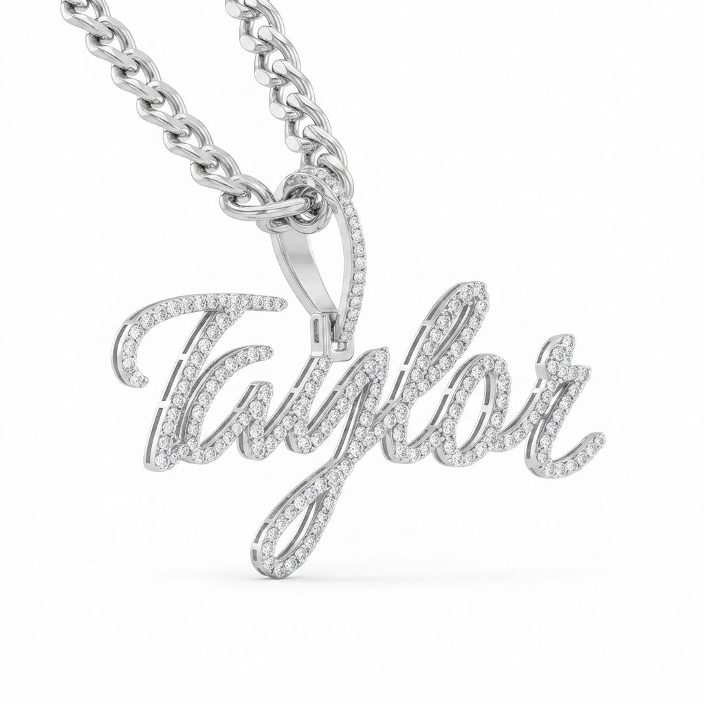 Taylor Swift Name Diamond Pendant