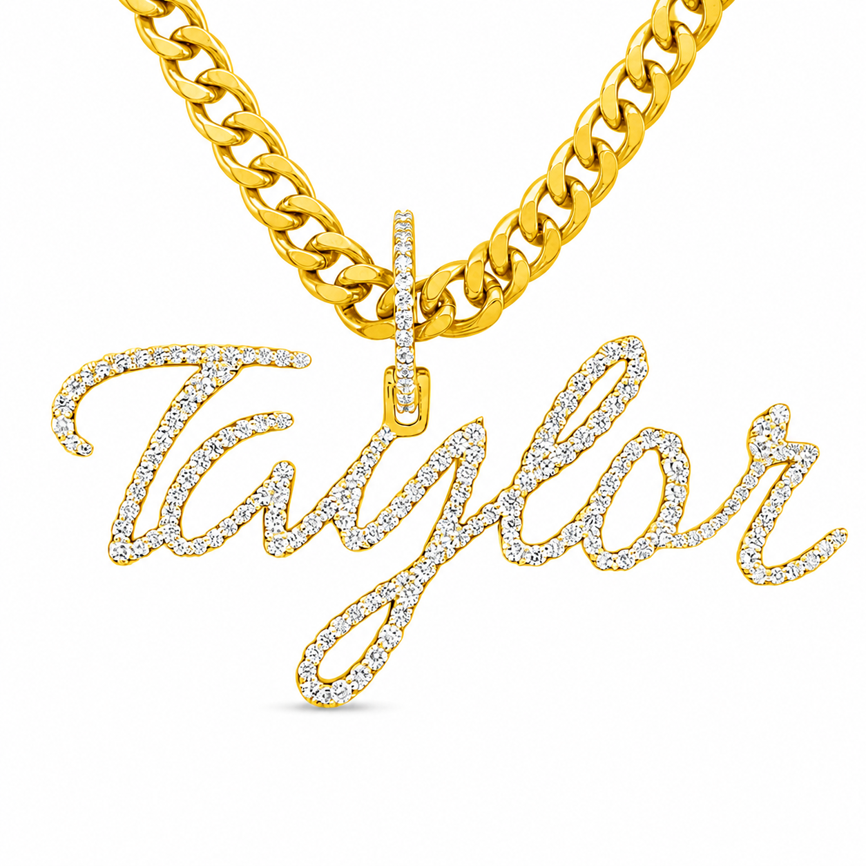 Taylor Swift Name Diamond Pendant