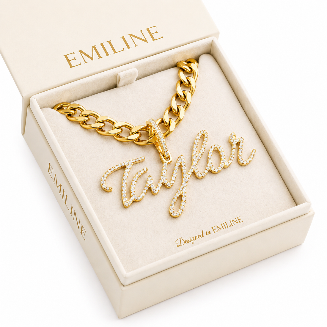 Taylor Swift Name Diamond Pendant