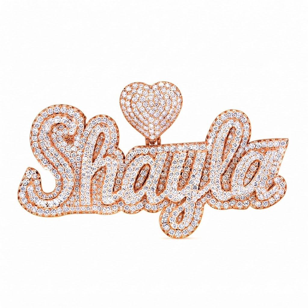 Custom "Shayla" Name Plate Pendant