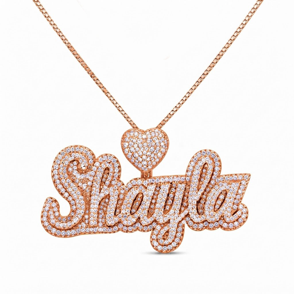 Custom "Shayla" Name Plate Pendant