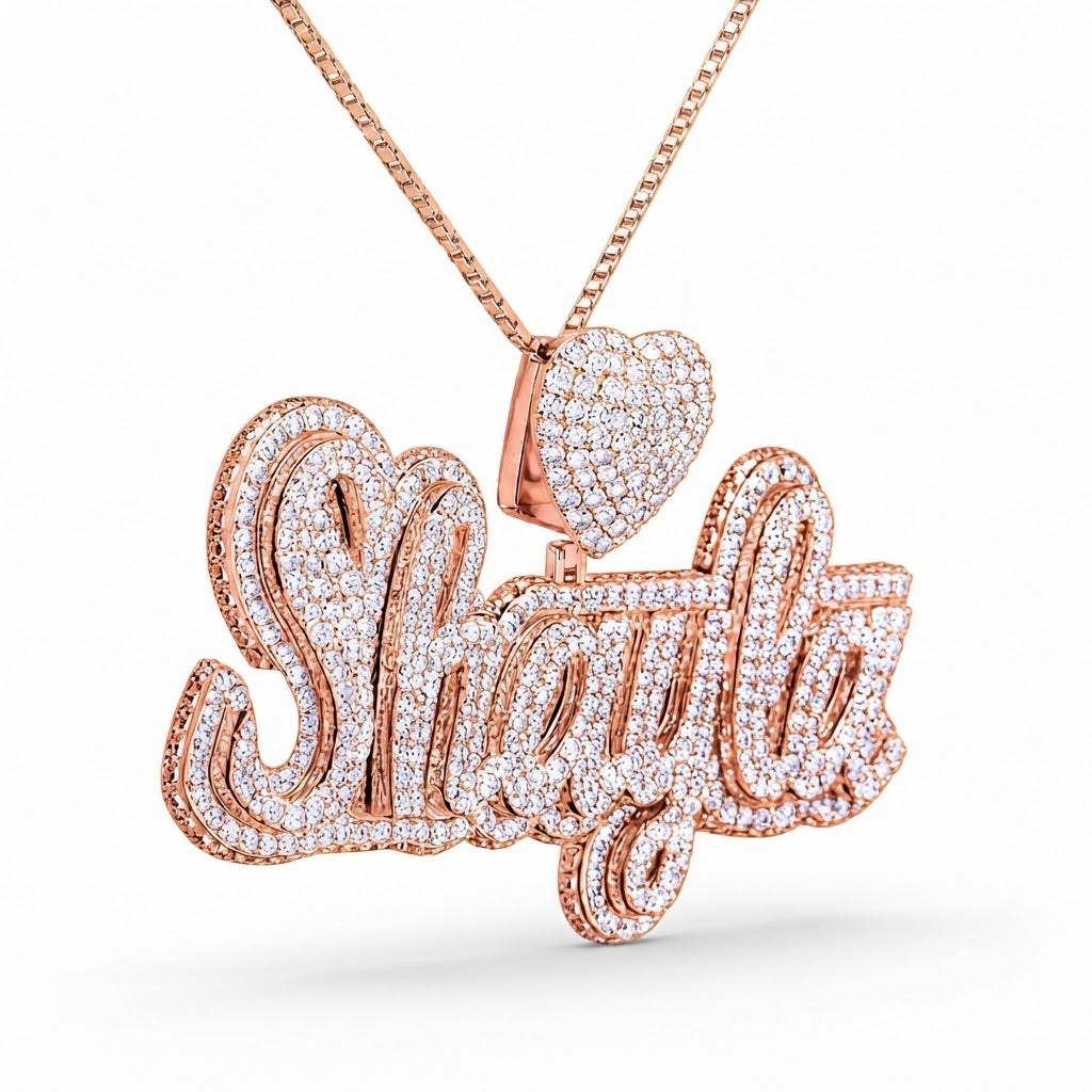 Custom "Shayla" Name Plate Pendant