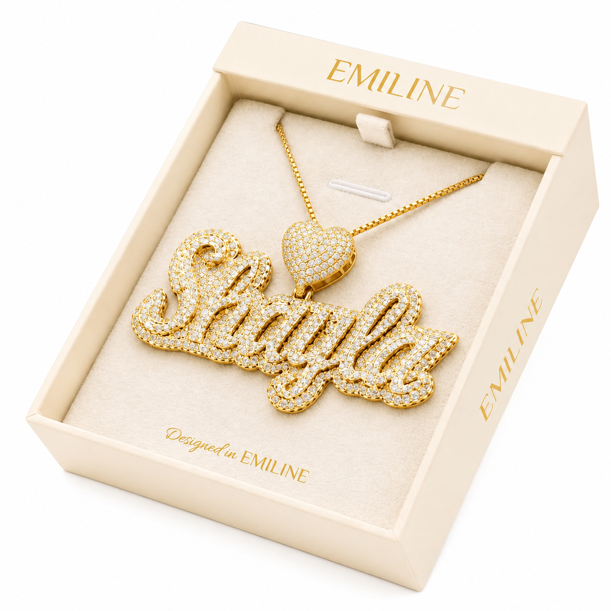 Custom "Shayla" Name Plate Pendant