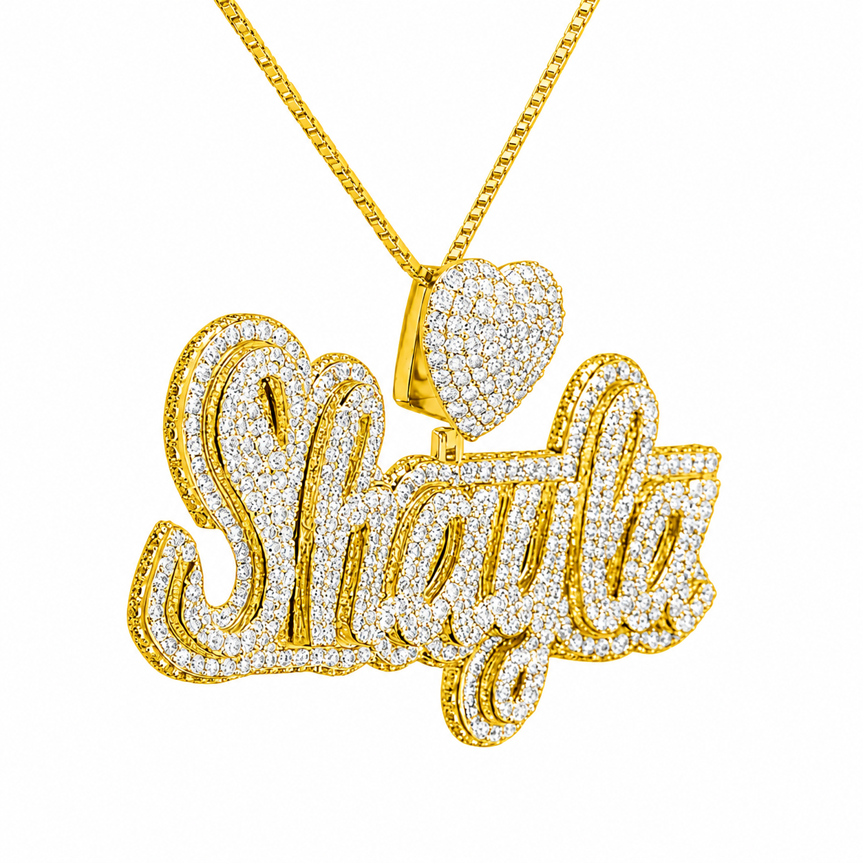 Custom "Shayla" Name Plate Pendant