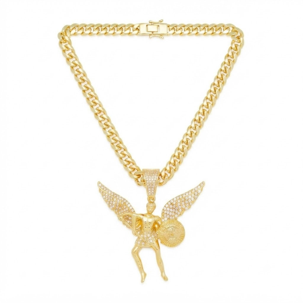 Winged Warrior Pendant for Men's
