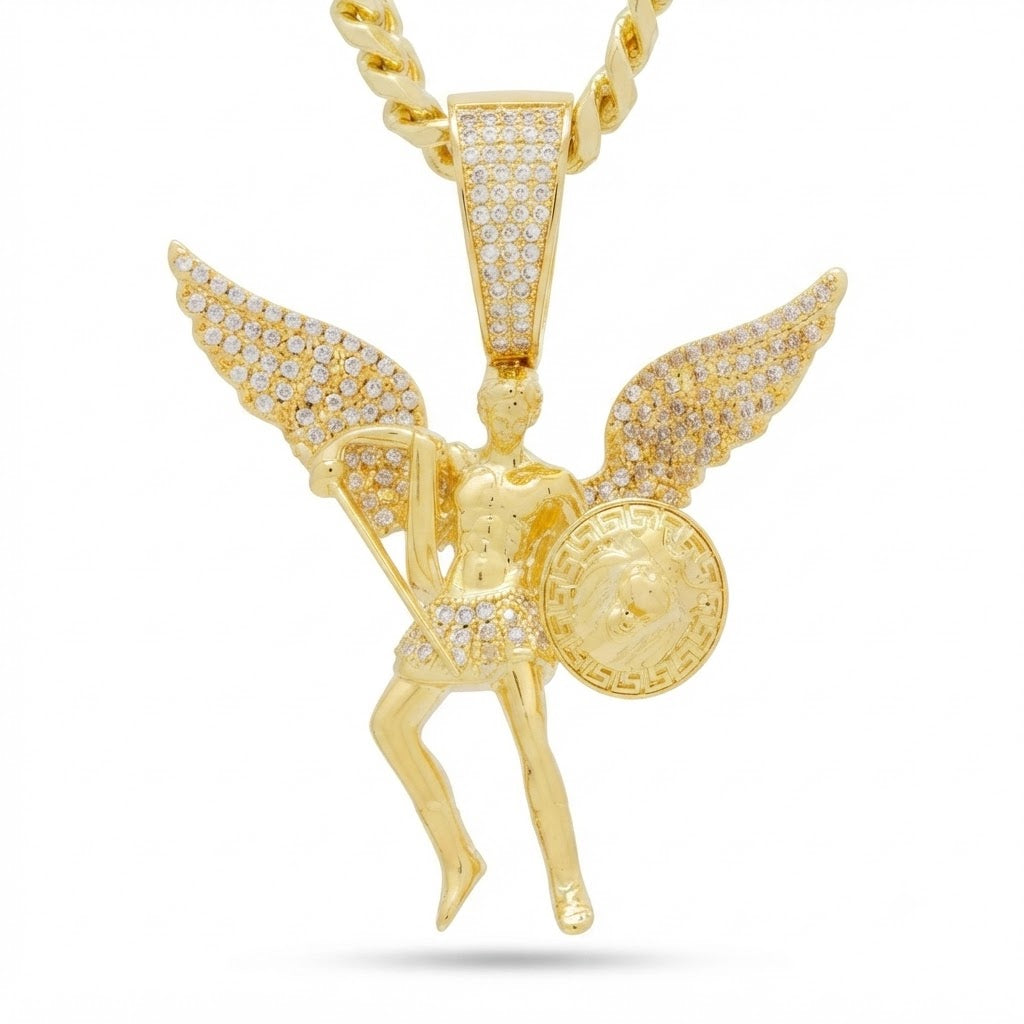 Winged Warrior Pendant for Men's