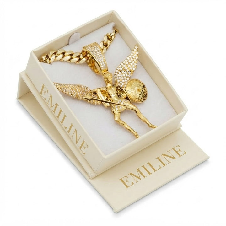 Winged Warrior Pendant for Men's