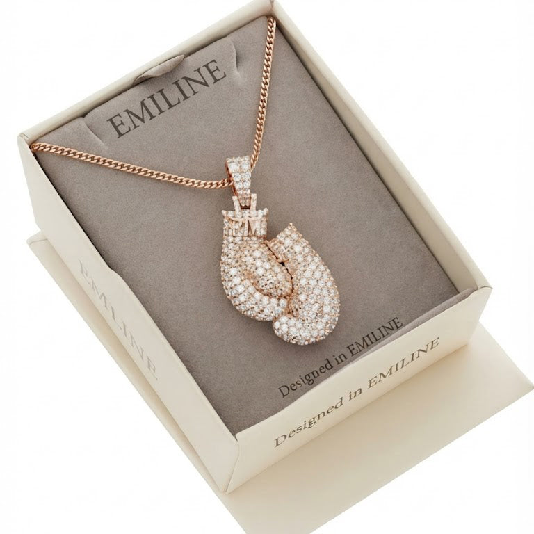 Boxing Glove Diamond Pendant