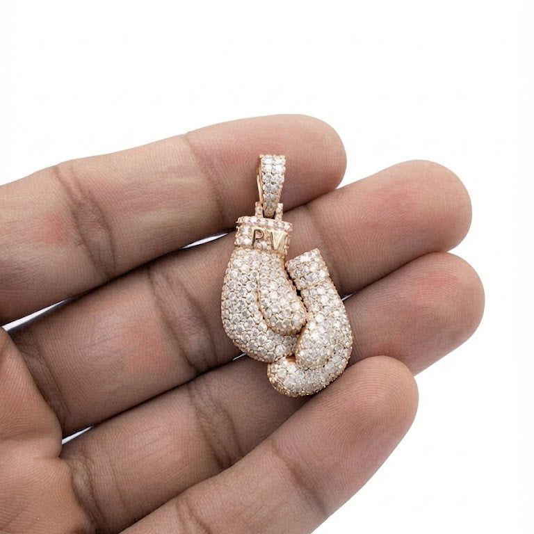 Boxing Glove Diamond Pendant