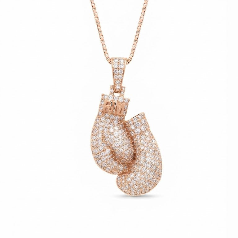 Boxing Glove Diamond Pendant