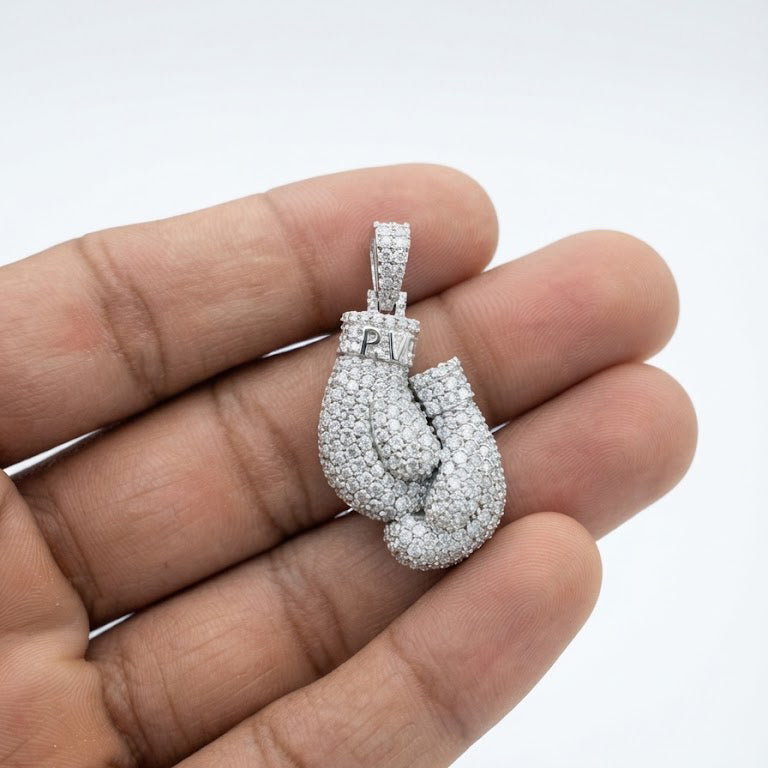 Boxing Glove Diamond Pendant