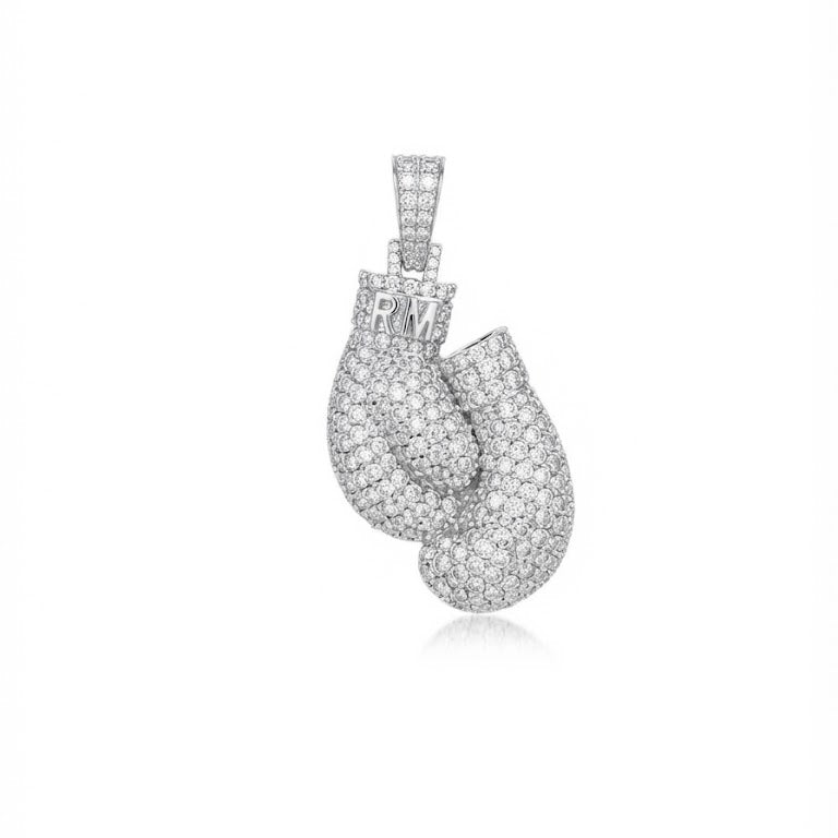 Boxing Glove Diamond Pendant