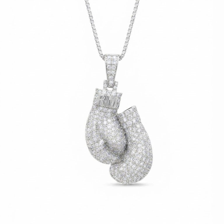 Boxing Glove Diamond Pendant