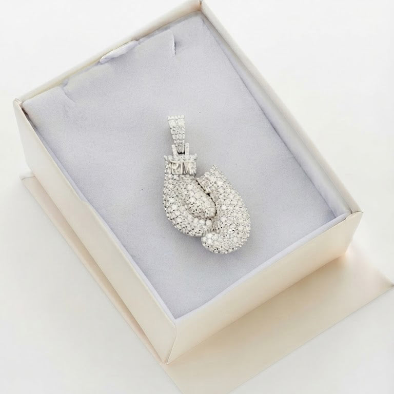 Boxing Glove Diamond Pendant