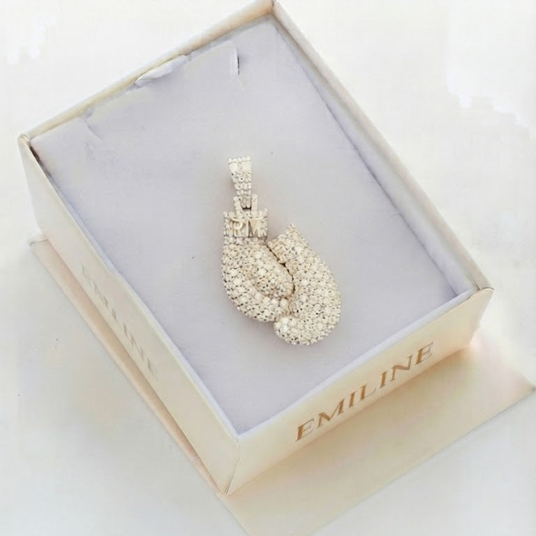 Boxing Glove Diamond Pendant