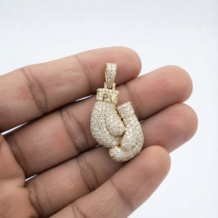 Boxing Glove Diamond Pendant