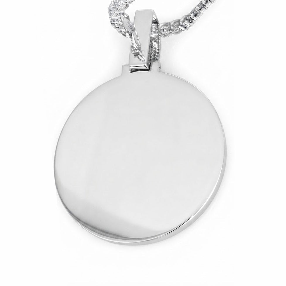 Tiger Head Medallion Diamond Pendant