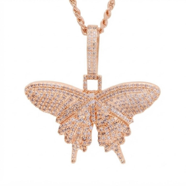 Butterfly Burst Pendant for 925 Sterling Silver